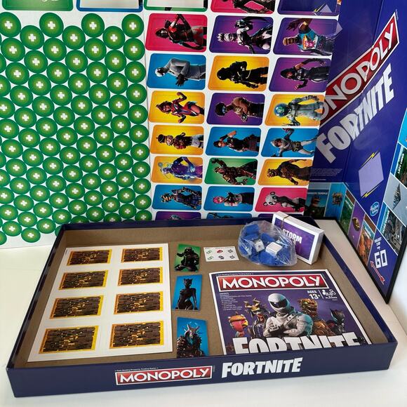 Monopoly Fortnite by Parker Brothers Made in USA, 2-7 players, ages 13+ - Picture 5 of 10